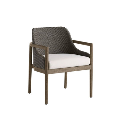 Arteriors - Outdoor Dining Chair - Chilton - Pearl/Dark Gray Wash- Union Lighting Luminaires Decor