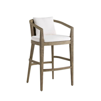 Arteriors - Outdoor Bar Stool - Sobek - Pearl/Kona- Union Lighting Luminaires Decor