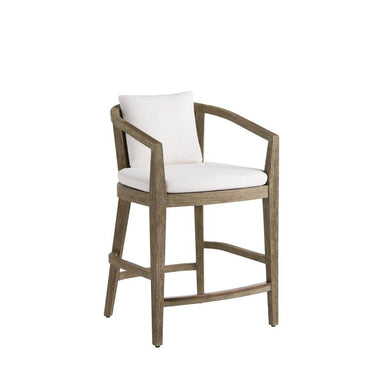 Arteriors - Outdoor Counter Stool - Sobek - Pearl/Kona- Union Lighting Luminaires Decor