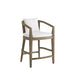 Arteriors - Outdoor Counter Stool - Sobek - Pearl/Kona- Union Lighting Luminaires Decor