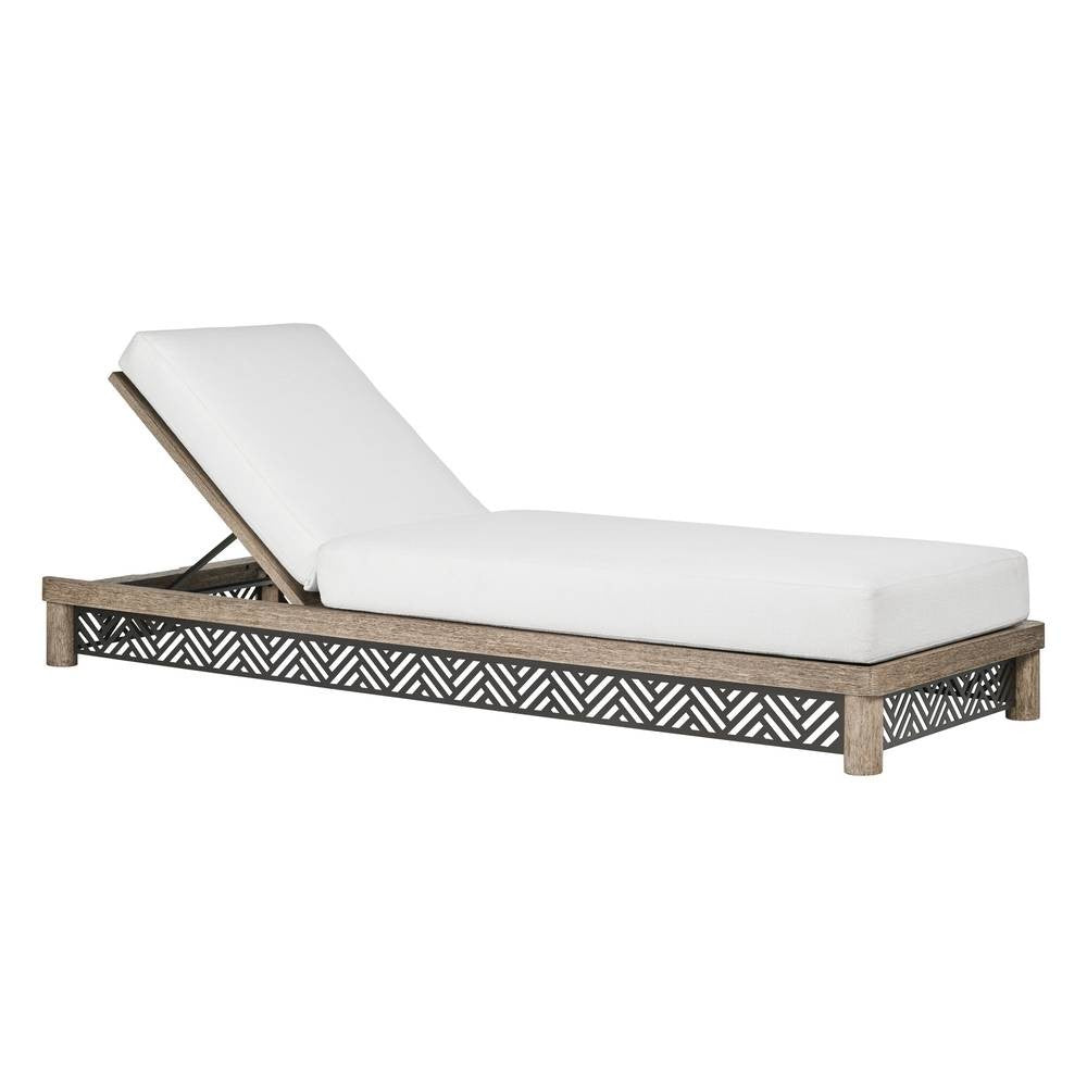 Arteriors - Outdoor Chaise - Emoto - Pearl/Aged Bronze- Union Lighting Luminaires Decor