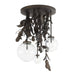Arteriors - Three Light Chandelier - Will O' the Wisp - Bronze/Clear- Union Lighting Luminaires Decor