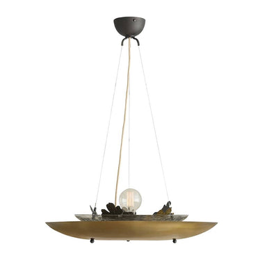 Arteriors - One Light Chandelier - Chene - Antique Brass/Clear- Union Lighting Luminaires Decor