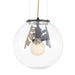 Arteriors - One Light Pendant - Chene - Bronze/Clear- Union Lighting Luminaires Decor