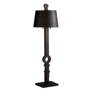 Arteriors - Two Light Floor Lamp - Totem - Ebony/Bronze- Union Lighting Luminaires Decor