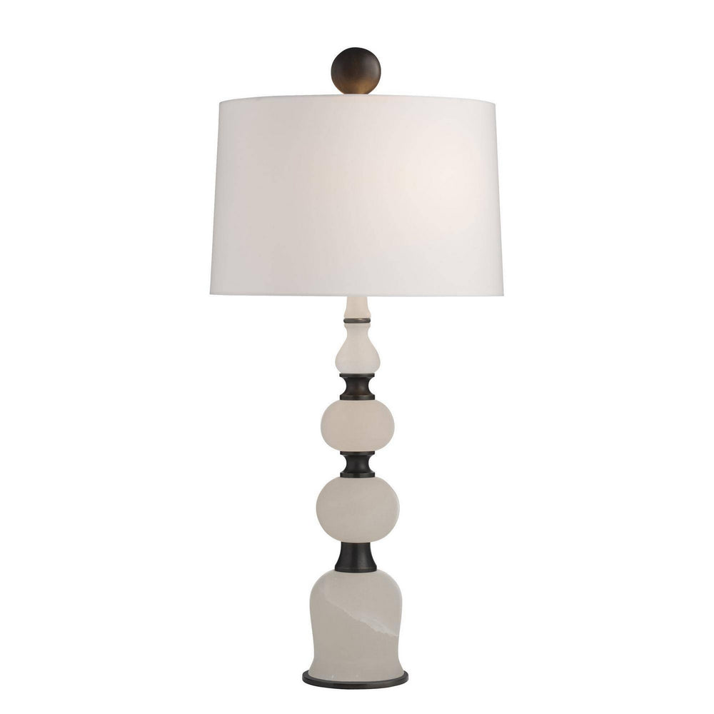 Arteriors - Two Light Table Lamp - Minaret - White/English Bronze- Union Lighting Luminaires Decor