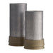 Arteriors - Hurricanes, Set of 2 - Evelique - Antique Brass/Matte Antique Mercury- Union Lighting Luminaires Decor