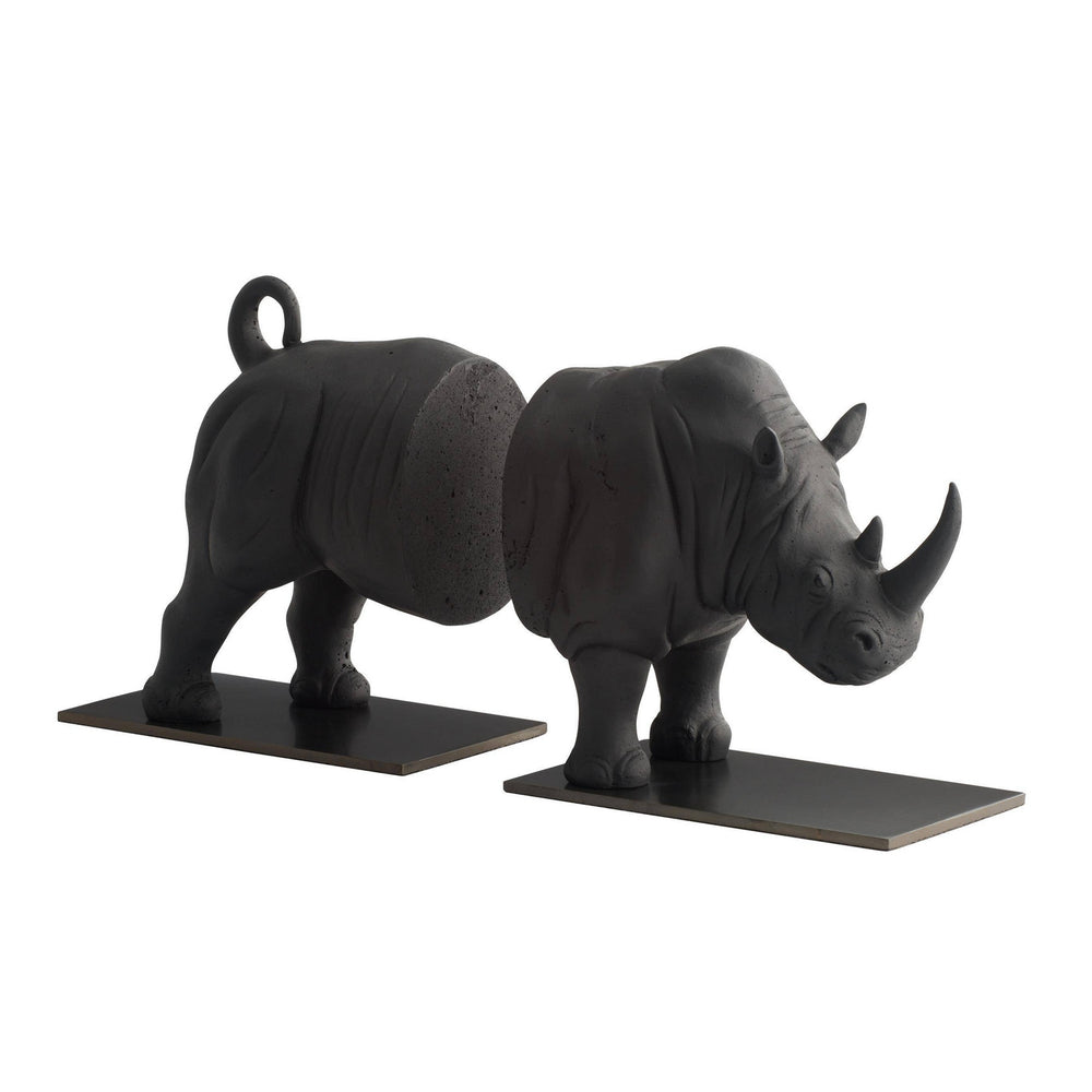Arteriors - Bookends, Set of 2 - Etosha - Charcoal/Bronze- Union Lighting Luminaires Decor