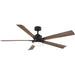 Modern Forms Fans Canada - 64" Ceiling Fan - Radiant - Matte Black/Distressed Koa- Union Lighting Luminaires Decor