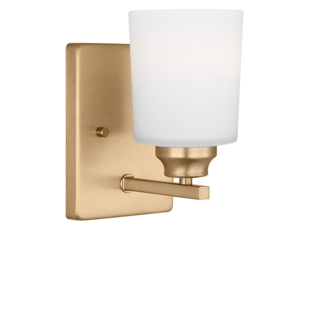 Generation Lighting Canada - One Light Bath - Vinton - Satin Brass- Union Lighting Luminaires Decor