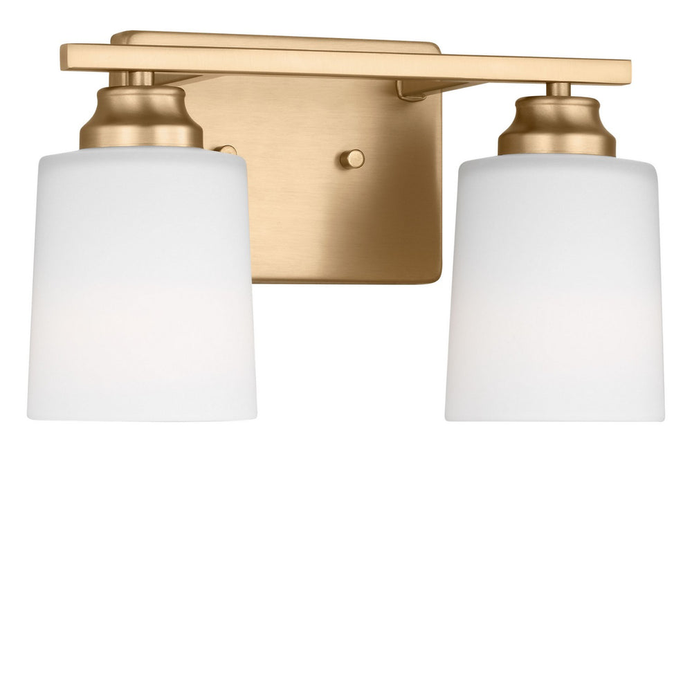 Generation Lighting Canada - Two Light Bath - Vinton - Satin Brass- Union Lighting Luminaires Decor