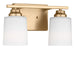 Generation Lighting Canada - Two Light Bath - Vinton - Satin Brass- Union Lighting Luminaires Decor