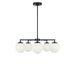 Generation Lighting Canada - Five Light Chandelier - Nube - Midnight Black- Union Lighting Luminaires Decor