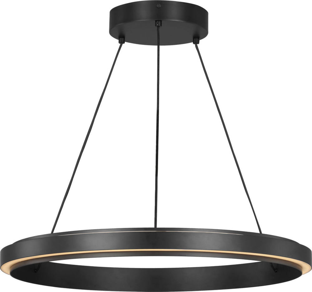 Generation Lighting Canada - LED Chandelier - Aro - Midnight Black- Union Lighting Luminaires Decor