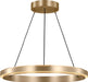 Generation Lighting Canada - LED Chandelier - Aro - Satin Brass- Union Lighting Luminaires Decor