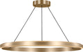 Generation Lighting Canada - LED Chandelier - Aro - Satin Brass- Union Lighting Luminaires Decor
