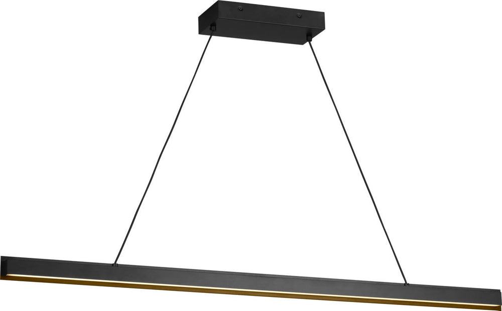 Generation Lighting Canada - Linear Chandelier - Aro - Midnight Black- Union Lighting Luminaires Decor