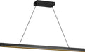 Generation Lighting Canada - Linear Chandelier - Aro - Midnight Black- Union Lighting Luminaires Decor