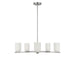 Generation Lighting Canada - Five Light Chandelier - Neblina - Brushed Nickel- Union Lighting Luminaires Decor