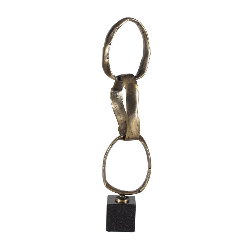 Uttermost - Sculpture - Loopform - Brass Patina- Union Lighting Luminaires Decor