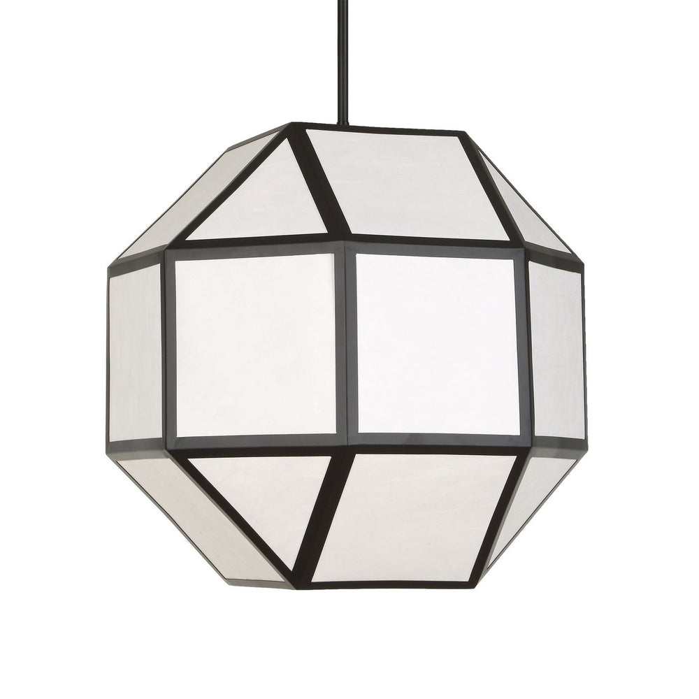 Uttermost - Four Light Chandelier - Hoi - Matte Black- Union Lighting Luminaires Decor