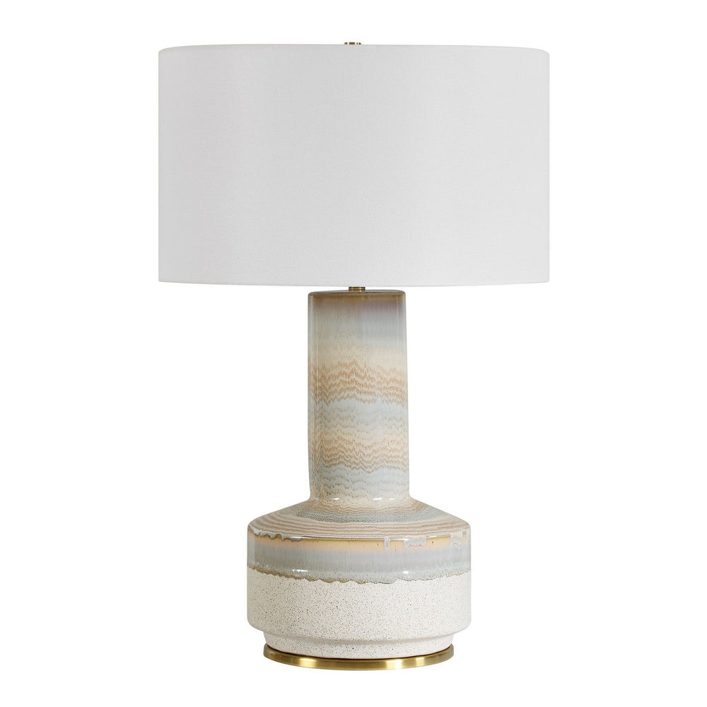 Uttermost - One Light Table Lamp - Armitage - Antique Brass- Union Lighting Luminaires Decor