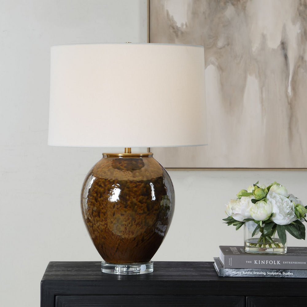 Uttermost - One Light Table Lamp - Rye - Brass Plated- Union Lighting Luminaires Decor