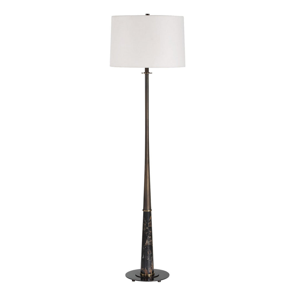 Uttermost - One Light Floor Lamp - Tallarico - Antique Brass- Union Lighting Luminaires Decor