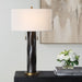 Uttermost - Two Light Table Lamp - Carmine - Antique Brass- Union Lighting Luminaires Decor