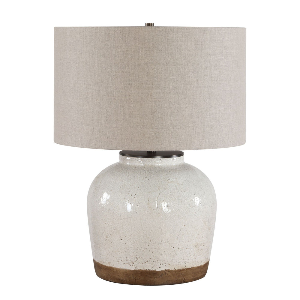 Uttermost - One Light Table Lamp - Jarret - Antique Brass- Union Lighting Luminaires Decor