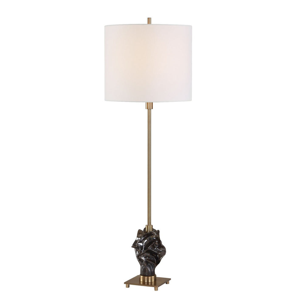 Uttermost - One Light Buffet Lamp - Fiori - Antique Brass- Union Lighting Luminaires Decor