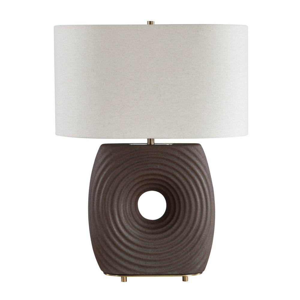 Uttermost - One Light Table Lamp - Geno - Antique Brass- Union Lighting Luminaires Decor