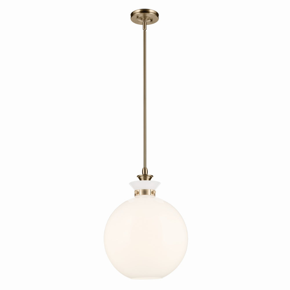 Kichler Canada - One Light Pendant - Laria - Champagne Bronze- Union Lighting Luminaires Decor