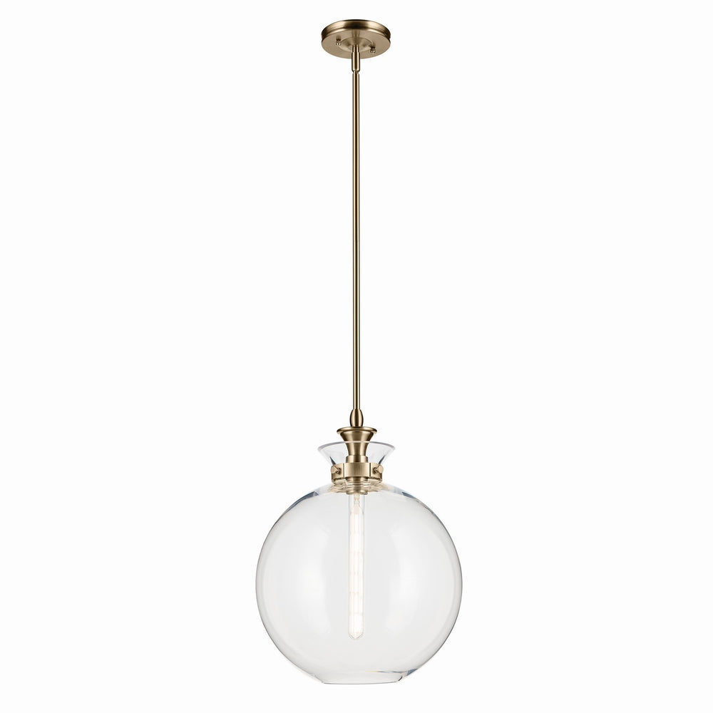 Kichler Canada - One Light Pendant - Laria - Champagne Bronze- Union Lighting Luminaires Decor