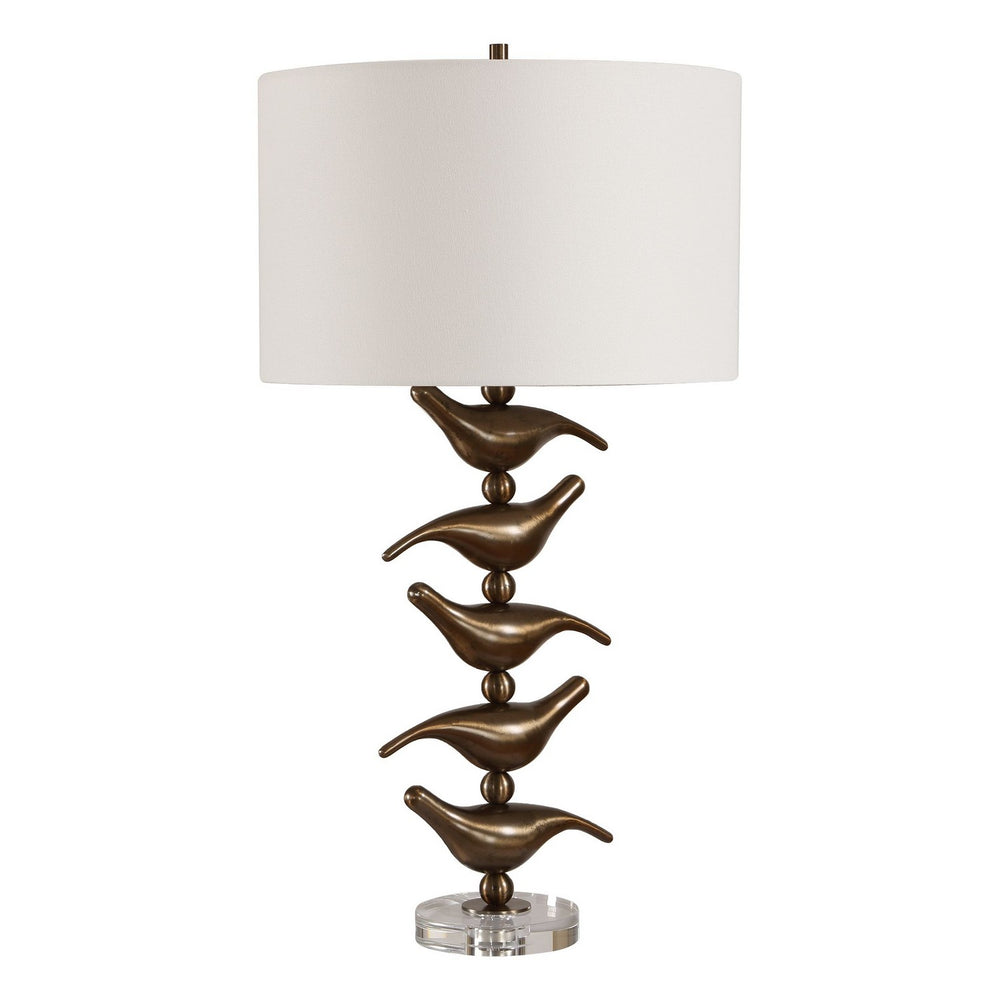 Uttermost - One Light Table Lamp - Sing Song - Antiqued Gold- Union Lighting Luminaires Decor