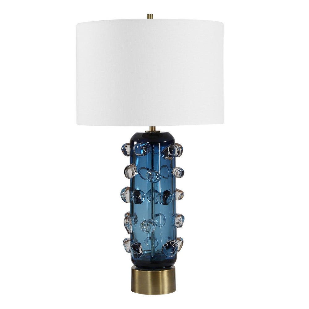 Uttermost - One Light Table Lamp - Aura - Brushed Brass- Union Lighting Luminaires Decor