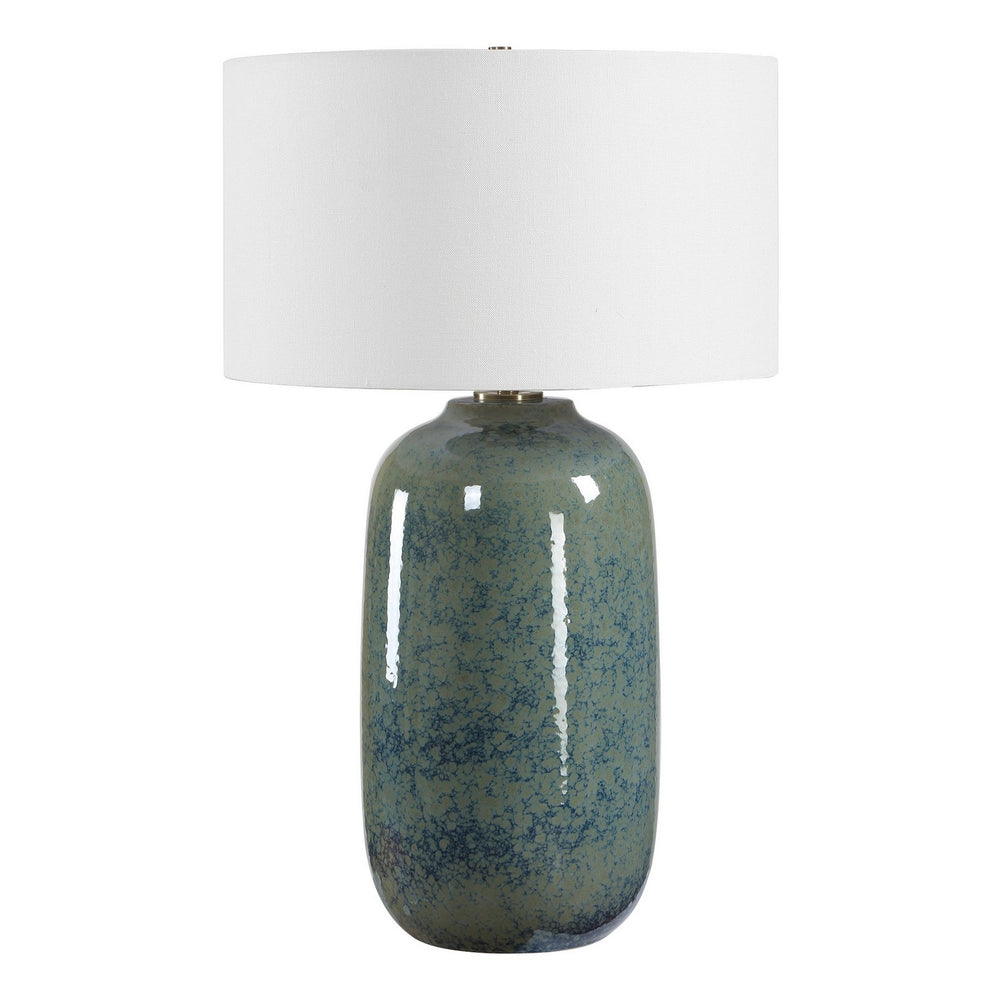 Uttermost - One Light Table Lamp - Caliendo - Antique Brass- Union Lighting Luminaires Decor