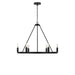 Generation Lighting Canada - Six Light Chandelier - Mirla - Midnight Black- Union Lighting Luminaires Decor