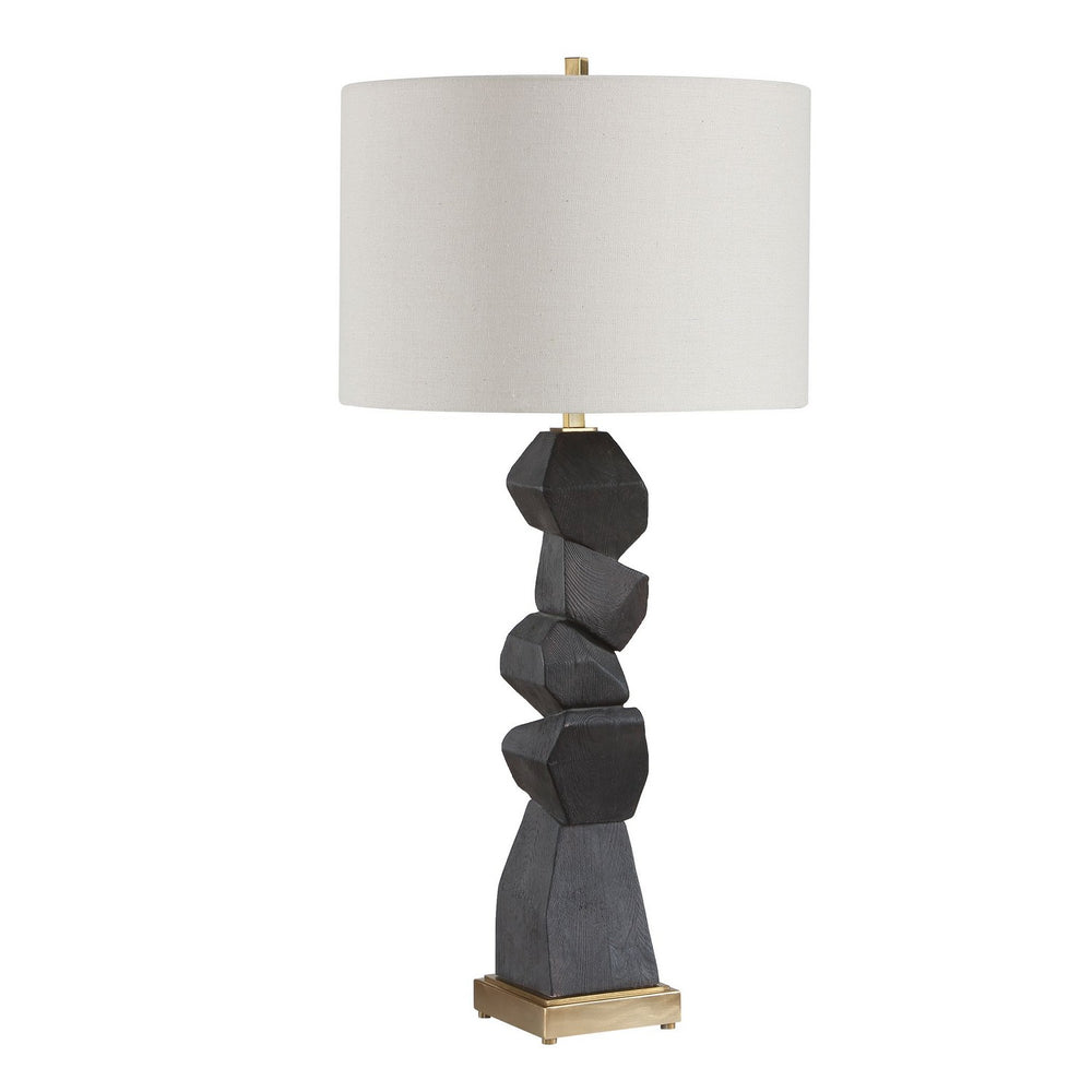 Uttermost - One Light Table Lamp - Demelo - Antique Brass- Union Lighting Luminaires Decor