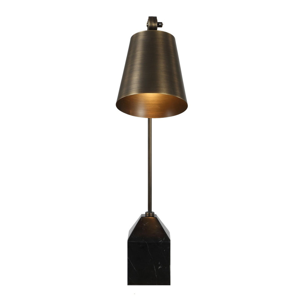 Uttermost - One Light Desk Lamp - Hutchinson - Golden Bronze- Union Lighting Luminaires Decor