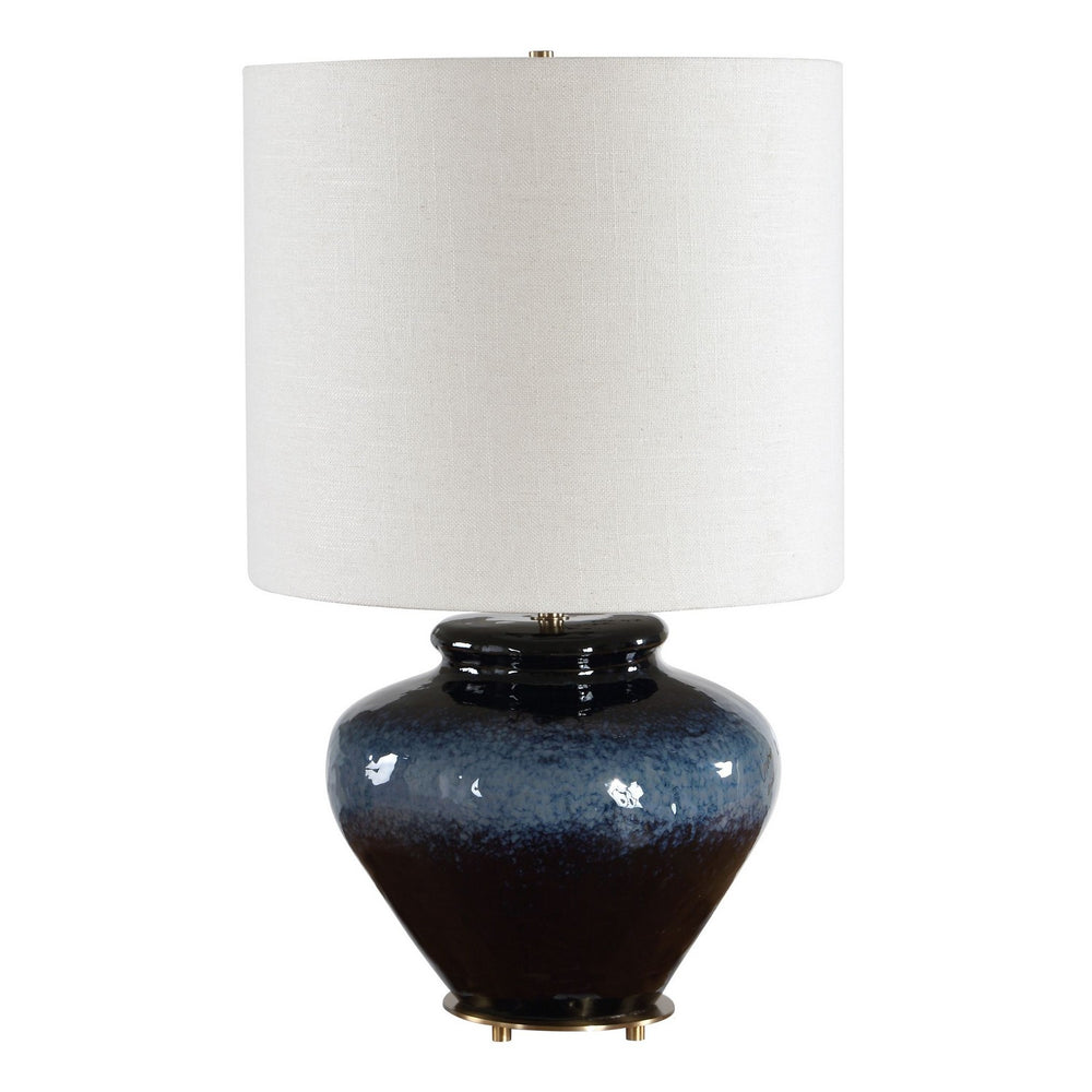 Uttermost - One Light Table Lamp - Andrus - Antique Brass- Union Lighting Luminaires Decor