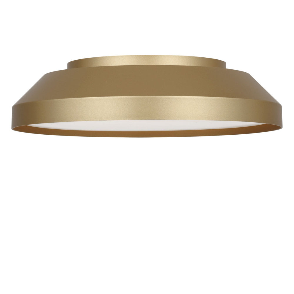 Generation Lighting Canada - LED Flush Mount - Nevado - Satin Brass- Union Lighting Luminaires Decor