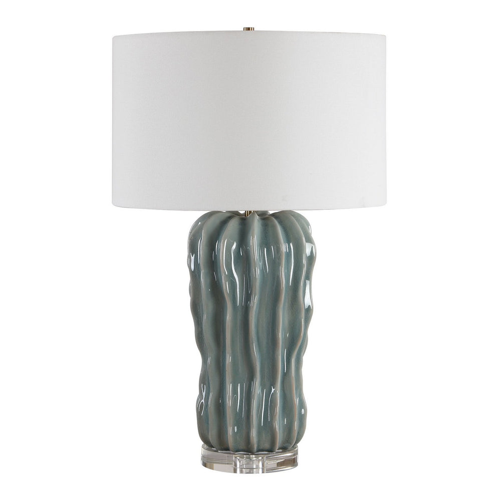 Uttermost - One Light Table Lamp - Niese - Antique Brass- Union Lighting Luminaires Decor