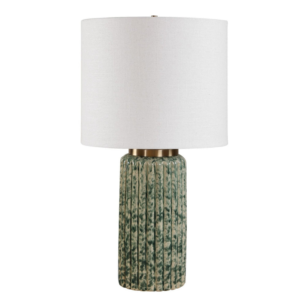 Uttermost - One Light Table Lamp - Hensley - Antique Brass- Union Lighting Luminaires Decor