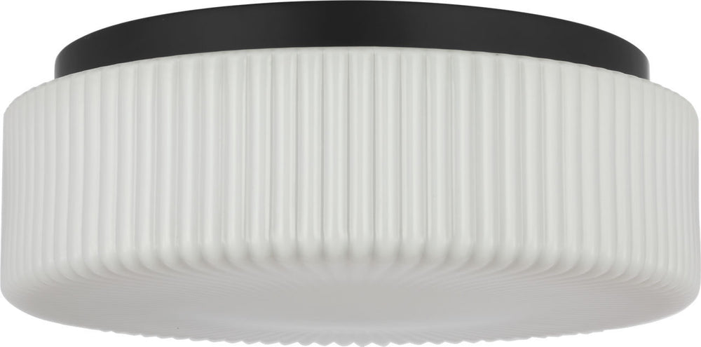 Generation Lighting Canada - Two Light Flush Mount - Axira - Midnight Black- Union Lighting Luminaires Decor