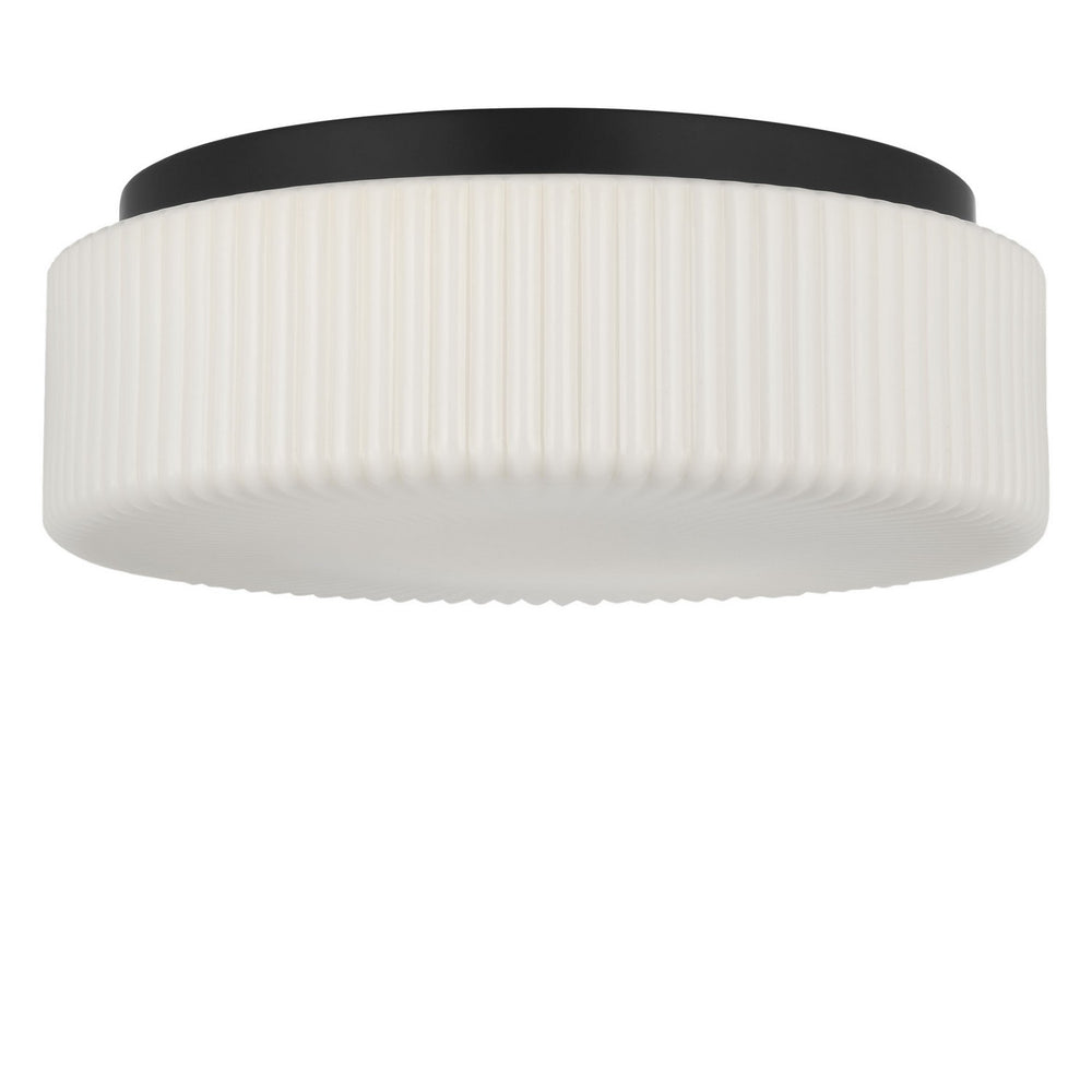 Generation Lighting Canada - Two Light Flush Mount - Axira - Midnight Black- Union Lighting Luminaires Decor