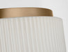 Generation Lighting Canada - Two Light Flush Mount - Axira - Satin Brass- Union Lighting Luminaires Decor