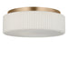 Generation Lighting Canada - Two Light Flush Mount - Axira - Satin Brass- Union Lighting Luminaires Decor