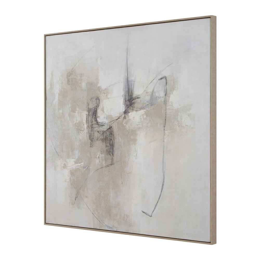 Uttermost - Abstract Painting - Still Crossing - Natural- Union Lighting Luminaires Decor