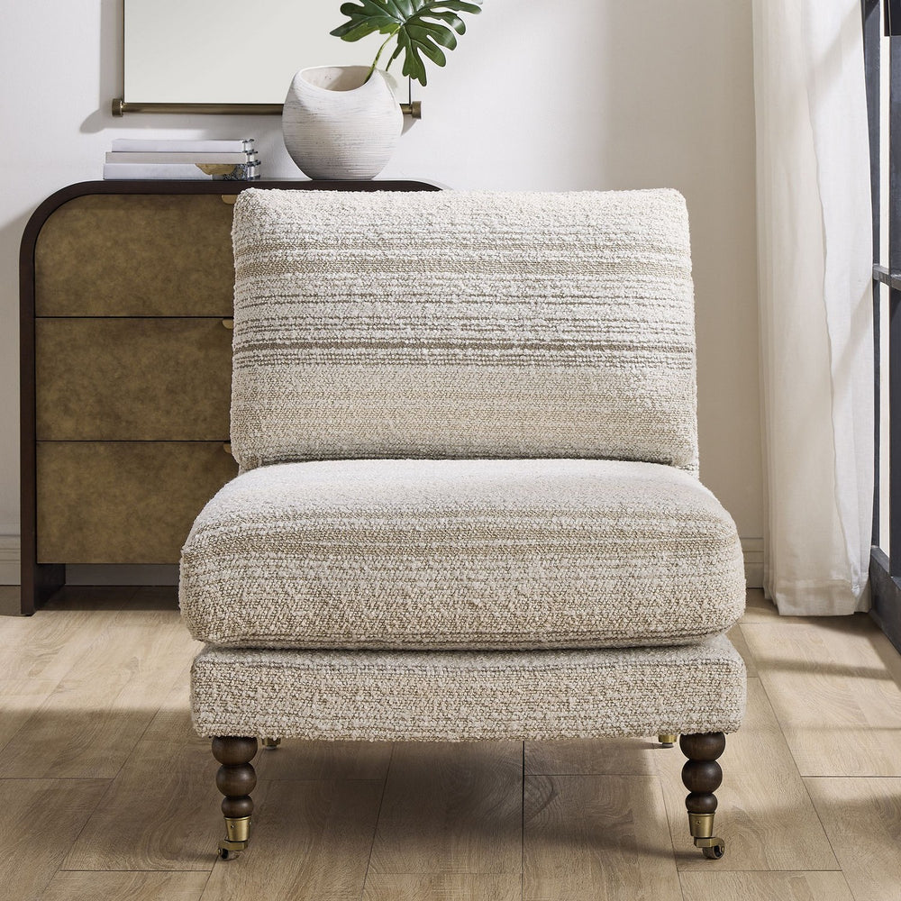 Uttermost - Chair - Chatsworth - Warm Walnut With Brass- Union Lighting Luminaires Decor
